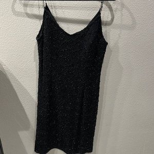 Joseph Ribkoff black sparkle cocktail dress